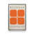 Cadre flottant en chrome poli