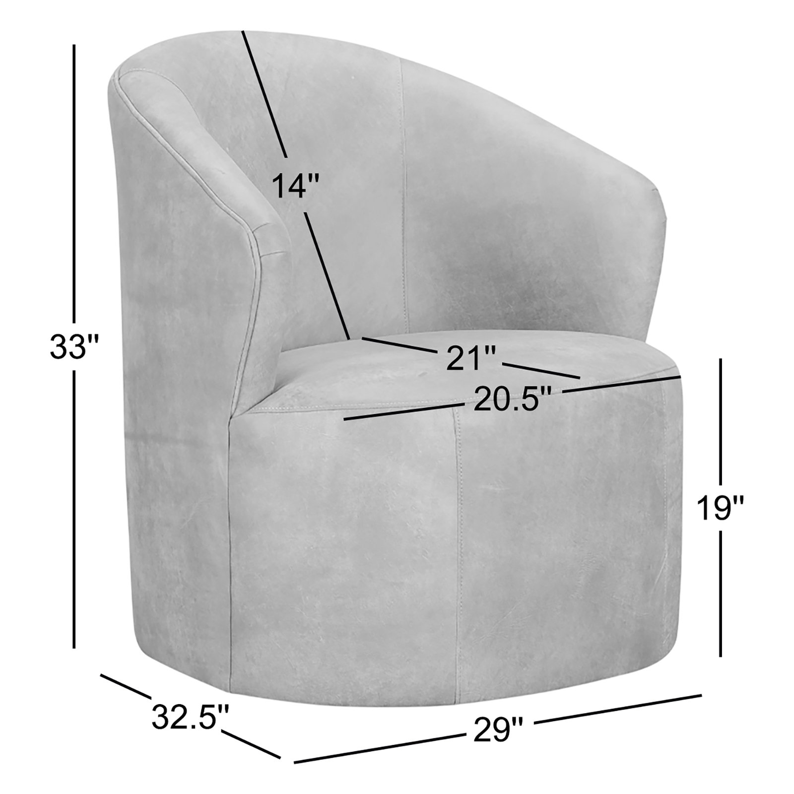 Deryn Swivel Barrel Chair