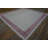Faded Cream Color Geometric Pattern Antique Square Dhurrie Flatweave Rug