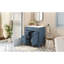 Meuble-lavabo en céramique peu encombrant de style moderne pour les petites salles de bain