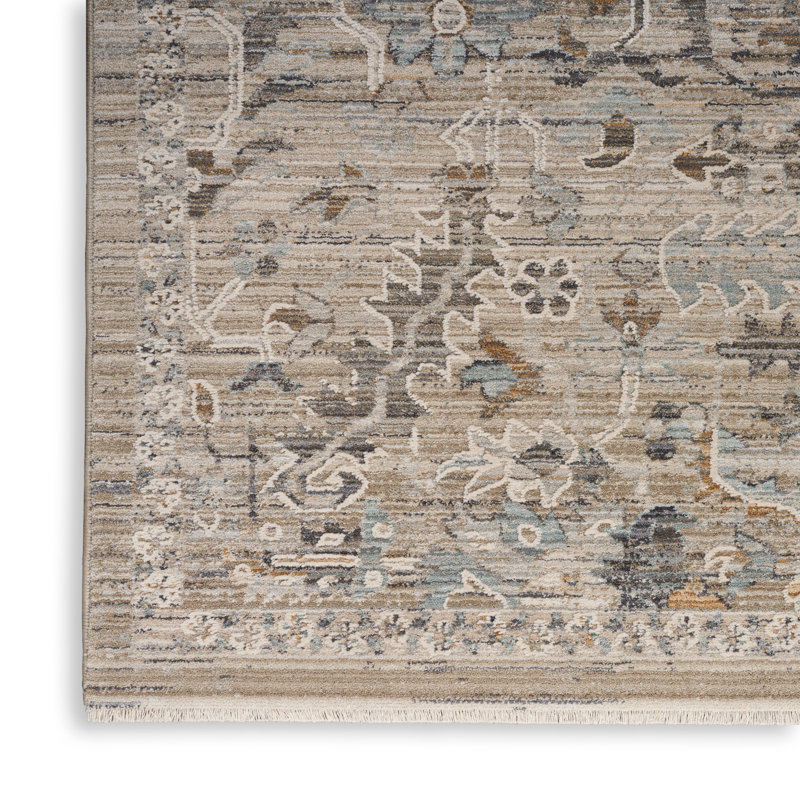 Floral Indoor Rug, Rectangle 5'3" x 7'10"