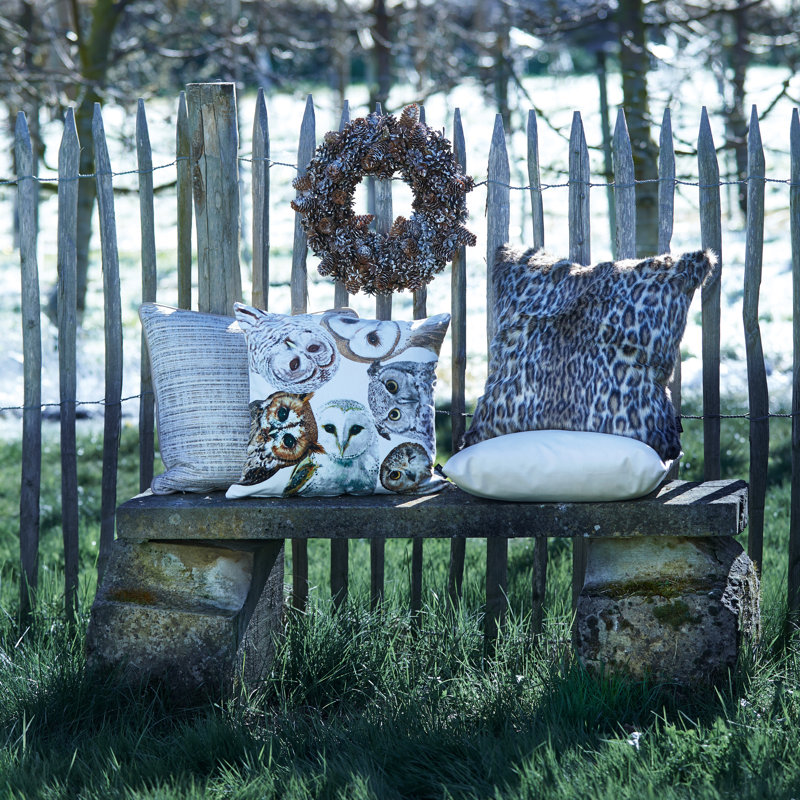Animal Print Square Cushion, 45cm H x 45cm W x 5cm D