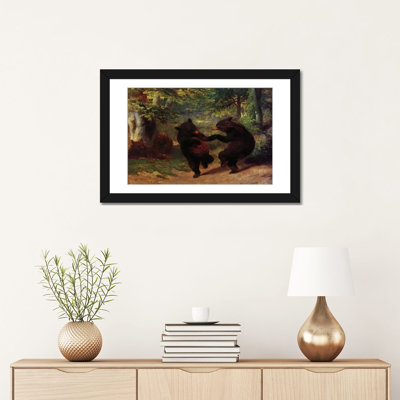 «Dancing Bears», reproduction d'art sur toile