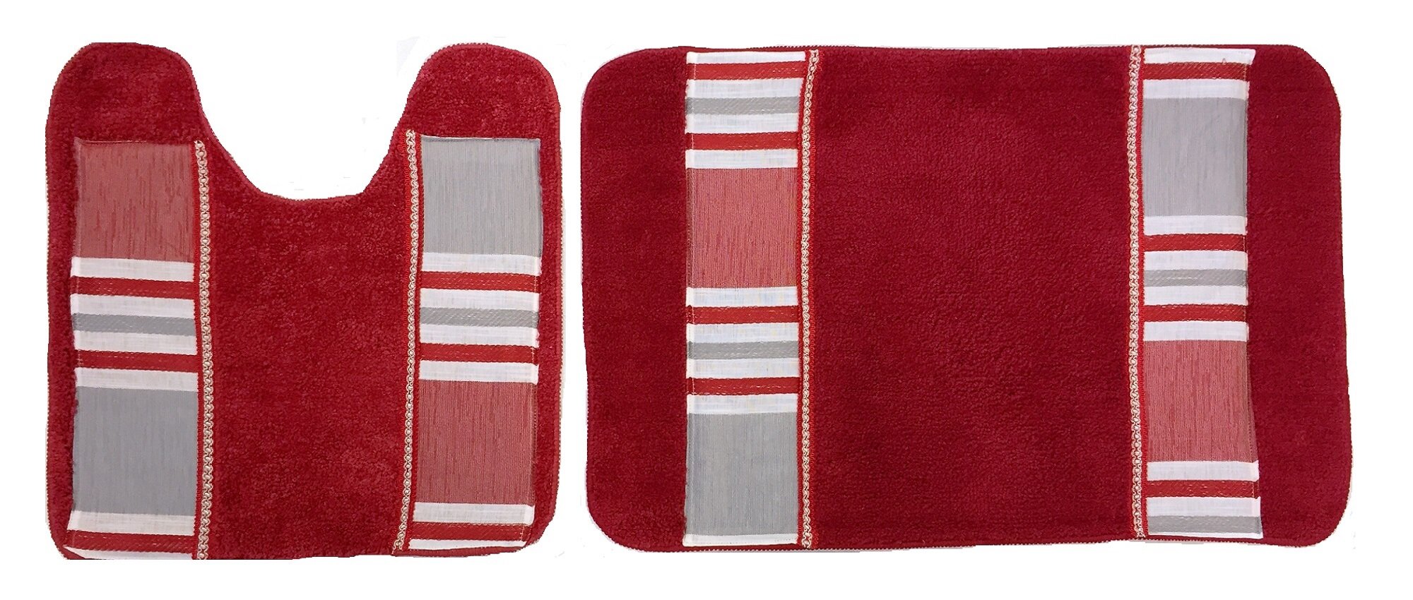 Asherton Decorative 3 Piece 100% Cotton Towel Set Winston Porter Color: Burgundy
