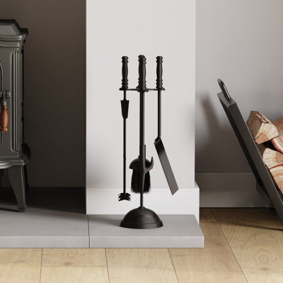 Henrietta Iron Fireplace Tool Set