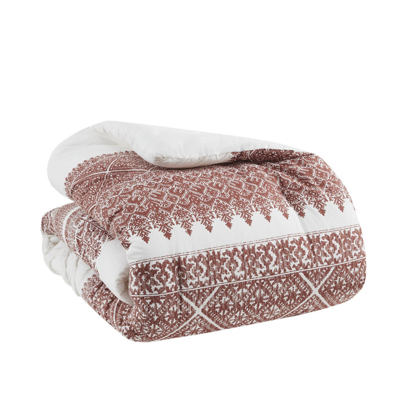 Auburn King Cotton Comforter Set with Chenille Tufting