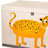 3 Sprouts  - Toy Chest Storage Box for Kids Playroom, Leopard