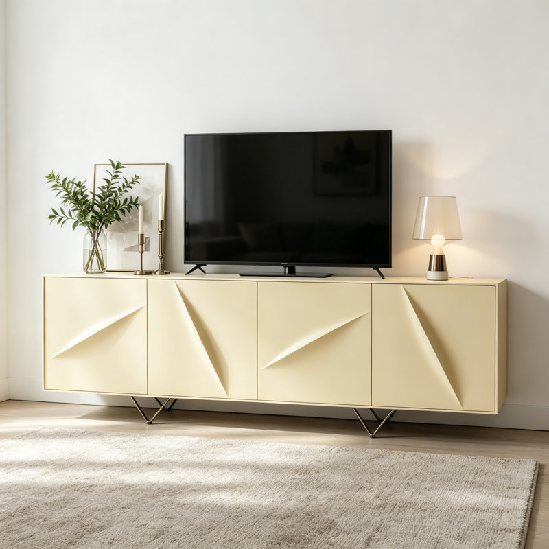 Meuble télé italien, Blanc cassé