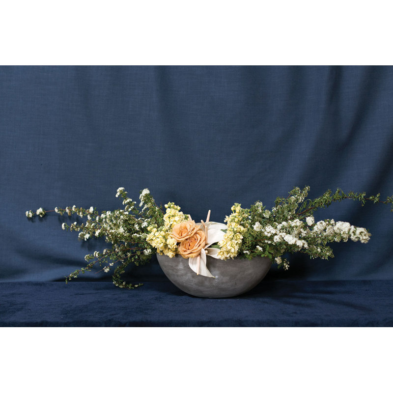 Treanor Newport Boat Planter, 15.7" x 8" x 6"