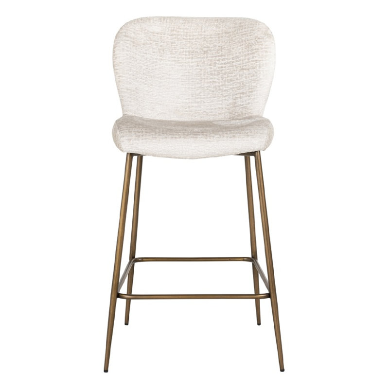 Darby Counter Stool, Cream, Gold