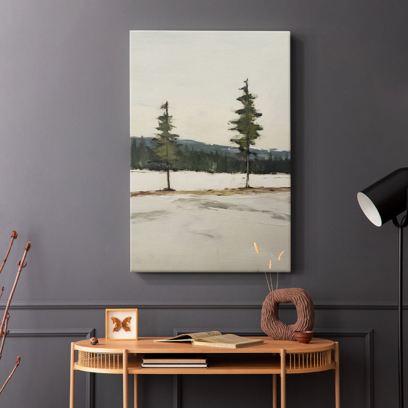 Paysage rétro XXIV - galerie Cavas, H 48 po x l 32 po