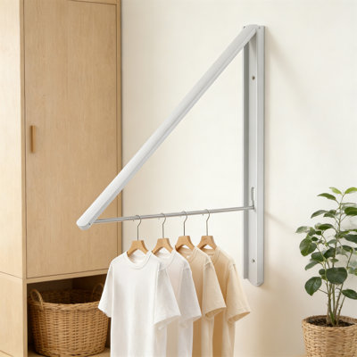 Metal Foldable Wall-Mounted Drying Rack