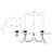 Widespread 2-handle Bathroom Faucet