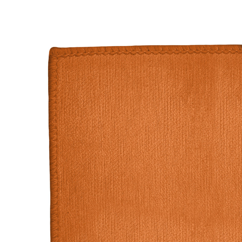 Tapis orange / bleu marine Houston, Rectangle 5 pi x 7 pi