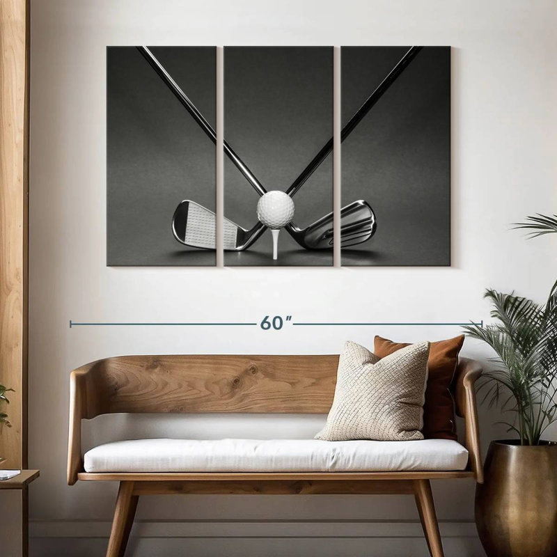 Sireci Metal Golf, 32" H x 50" W