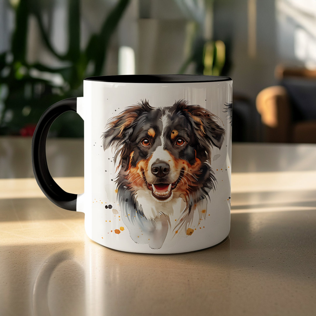 Watercolor Weimaraner Dog Art Design 11oz Coffee Mug