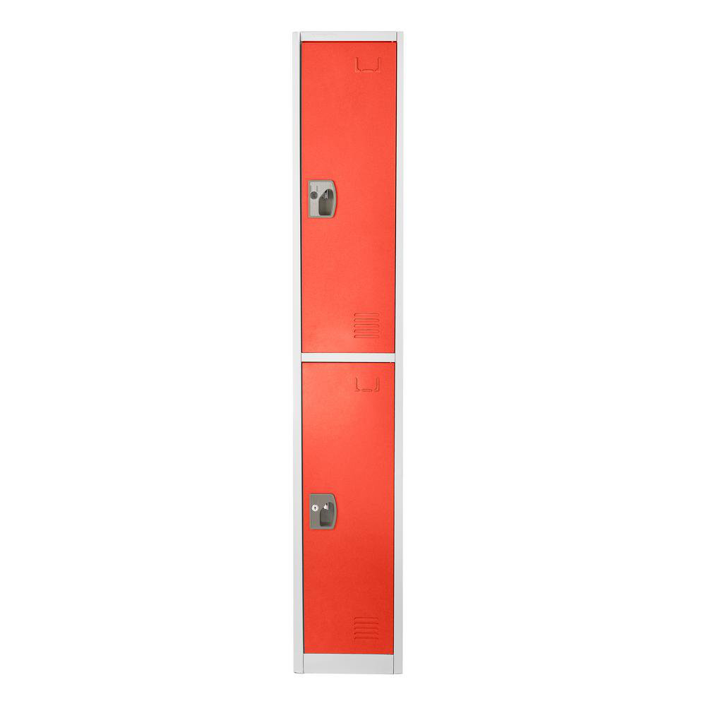 12'' Wide Steel 2-Tier School and Gym Locker AdirOffice 