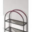 Alvon 183.5cm H x 83cm W Steel Etagere Bookcase