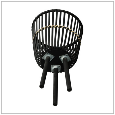 S/3 BAMBOO FOOTED PLANTERS 11/13/15"
