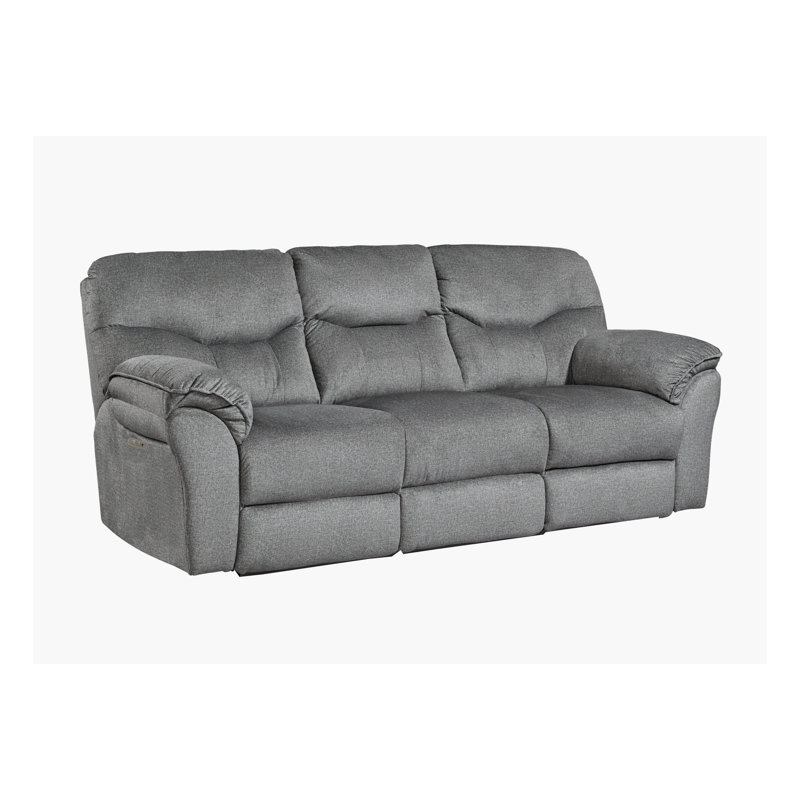 Canapé inclinable électrique Power Play, Polyester gris