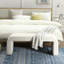 Banc en tissu 49,5 po Curcle Boucle Teddy