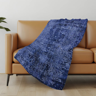 Addison Machine Washable Sherpa Monochromatic Texture Throw Blanket