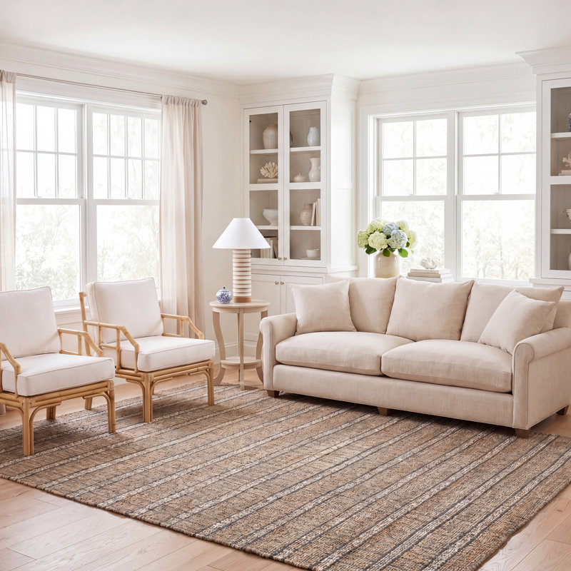 Adisan Geometric Flatweave Olive/Natural Area Rug, Rectangle 8' x 10'