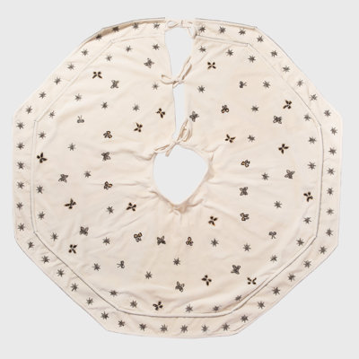Bow Tree Skirt, Cream