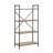 ACME Itzel Bookshelf, Antique Oak & Sandy Gray