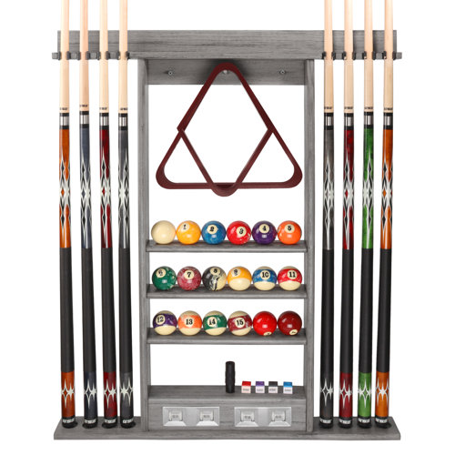 GSE Games & Sports Expert Wood Pool Cue Rack & Reviews | Wayfair