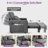 Extra-long 3-in-1 Pull-out Sofa Bed With Usb Charging & Adjustable Back – Convertible Sleeper For Small Spaces,-773990190