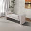 Banc Regent en chenille crème