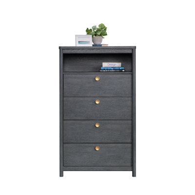 Commode, finition bleue