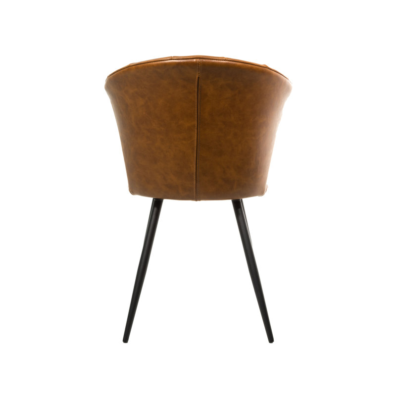 Cowen 48cm H Upholstered Dining Chair, Tan