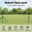 Fence Posts 12 Pcs Powder-Coated Steel-1753982558-1753982552