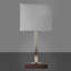 Bush Rectangle Slimline Metal Table Lamp