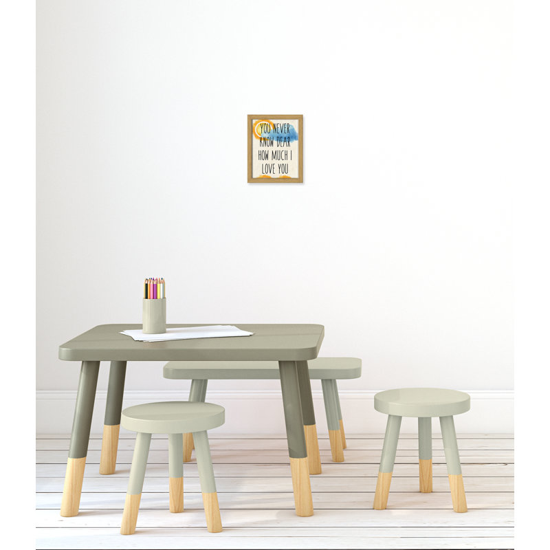 Impression sur papier Sunshine C, H 10 po x l 8 po x P 1,18 po, Encadré de boîte chêne
