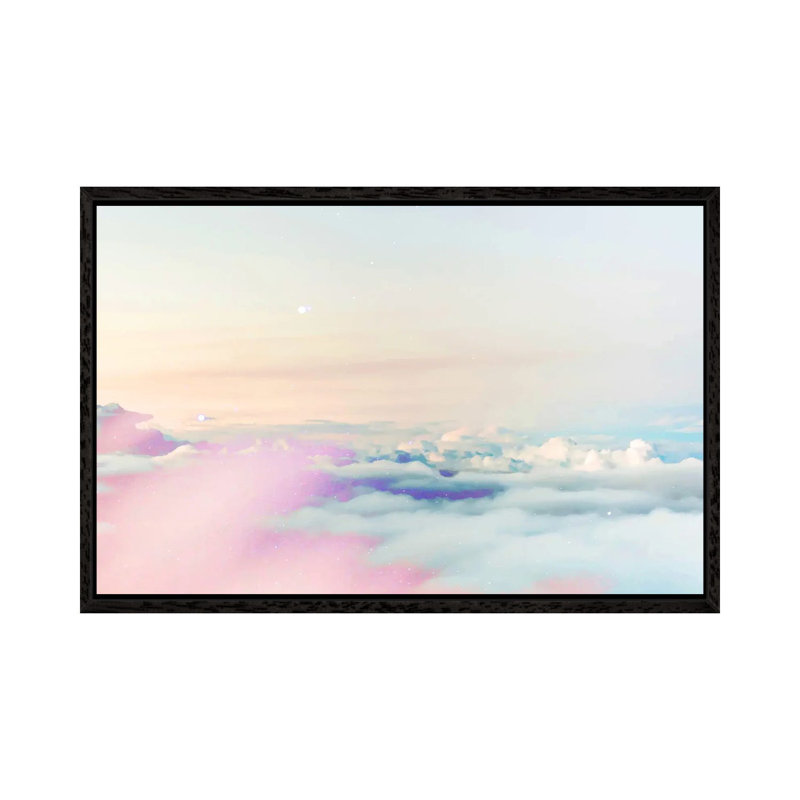 Magical Sky 1 Piece Wall Art on Canvas, 66.04 cm H x 45.72 cm W, Black Framed