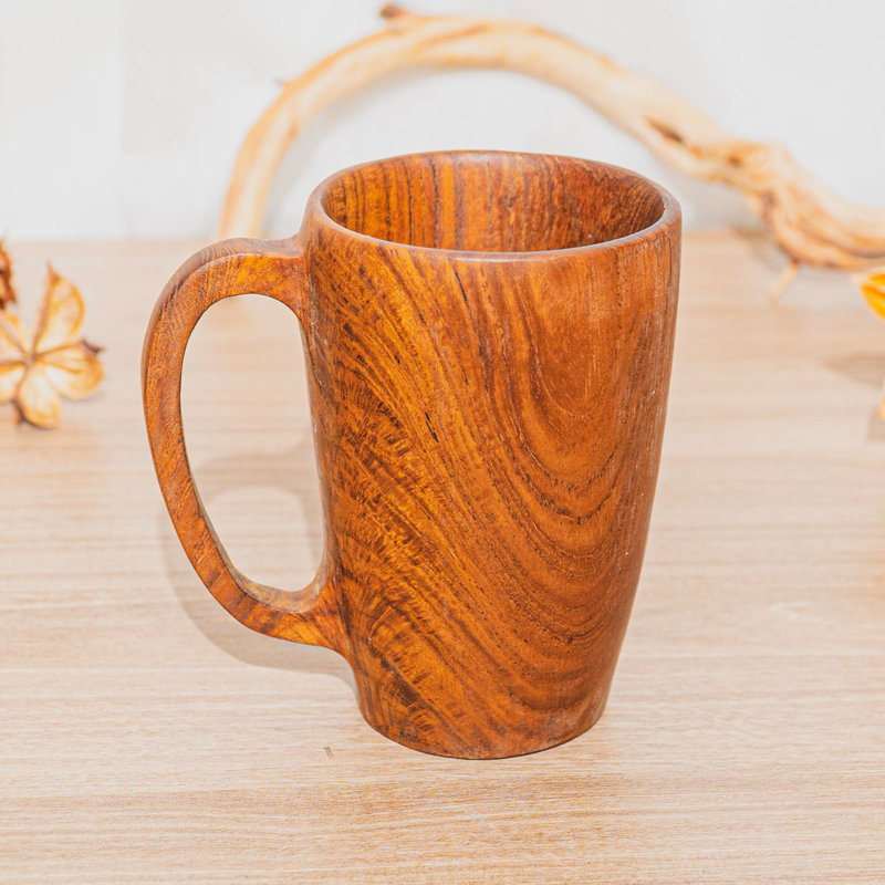 Tasse à café en bois de teck, 2