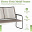 118.11cm Wide Straight Patio Sofa