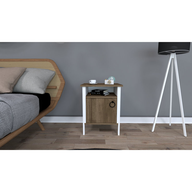 Jayiah 48 cm W Bedside Table