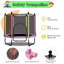 Trampoline d'intérieur pour enfants avec filet de sécurité SENCHO GINSYTALIOR 48 po Facile à assembler-101920764-102180714