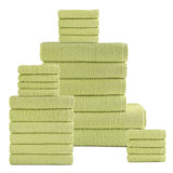 Ensemble de serviettes de bain en coton 24 pièces Dan River