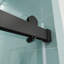 Opoc Mirage MCOCOD Porte de douche coulissante simple sans cadre à fermeture en douceur de 46 à 48,75 po x H 76 po avec verre transparent de 3/8 po (10 mm)-116403496