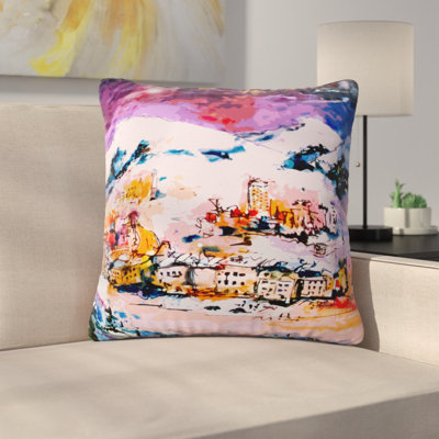 Winter Star Throw Pillow