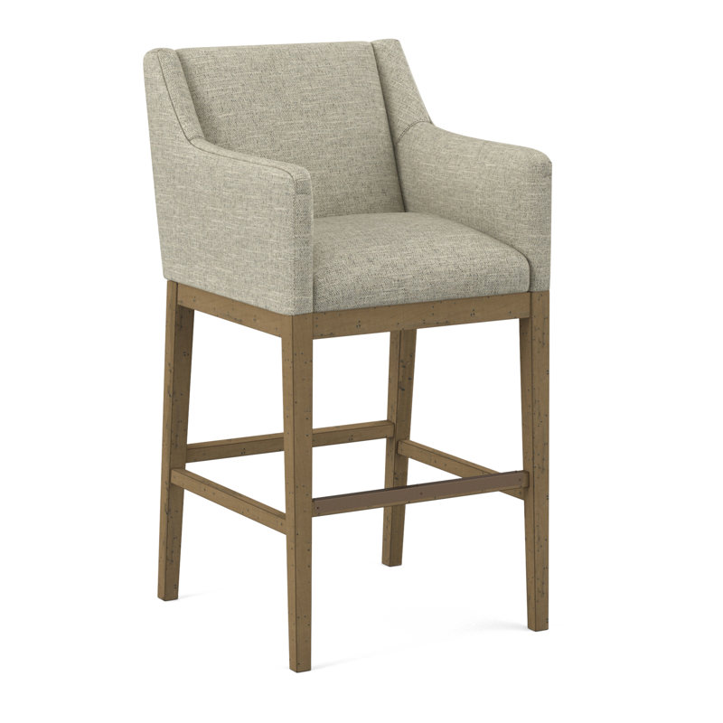 Upholstered Stool, 61677-88, Nutmeg