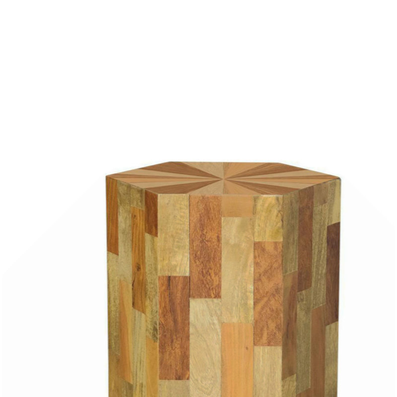 Table d'appoint hexagonale