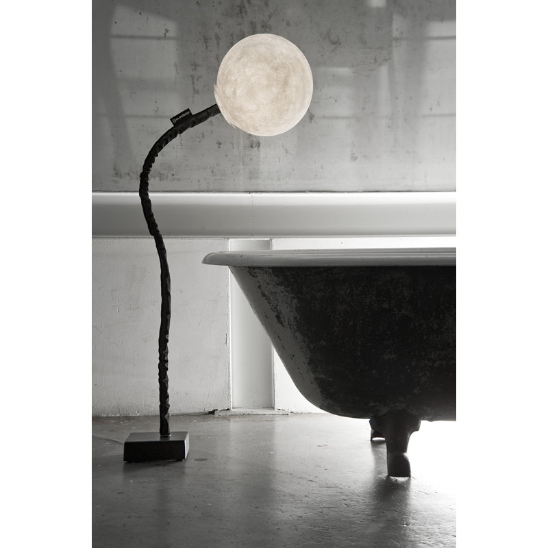 Luna 130cm Black Novelty Floor Lamp