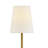 2-Light Right Hand White Linen Wall Sconce-2071528367