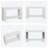 47" Farmhouse Console Table for Entryway, 2-Tier Sofa Table with Storage for Living Room & Hallway-859142389